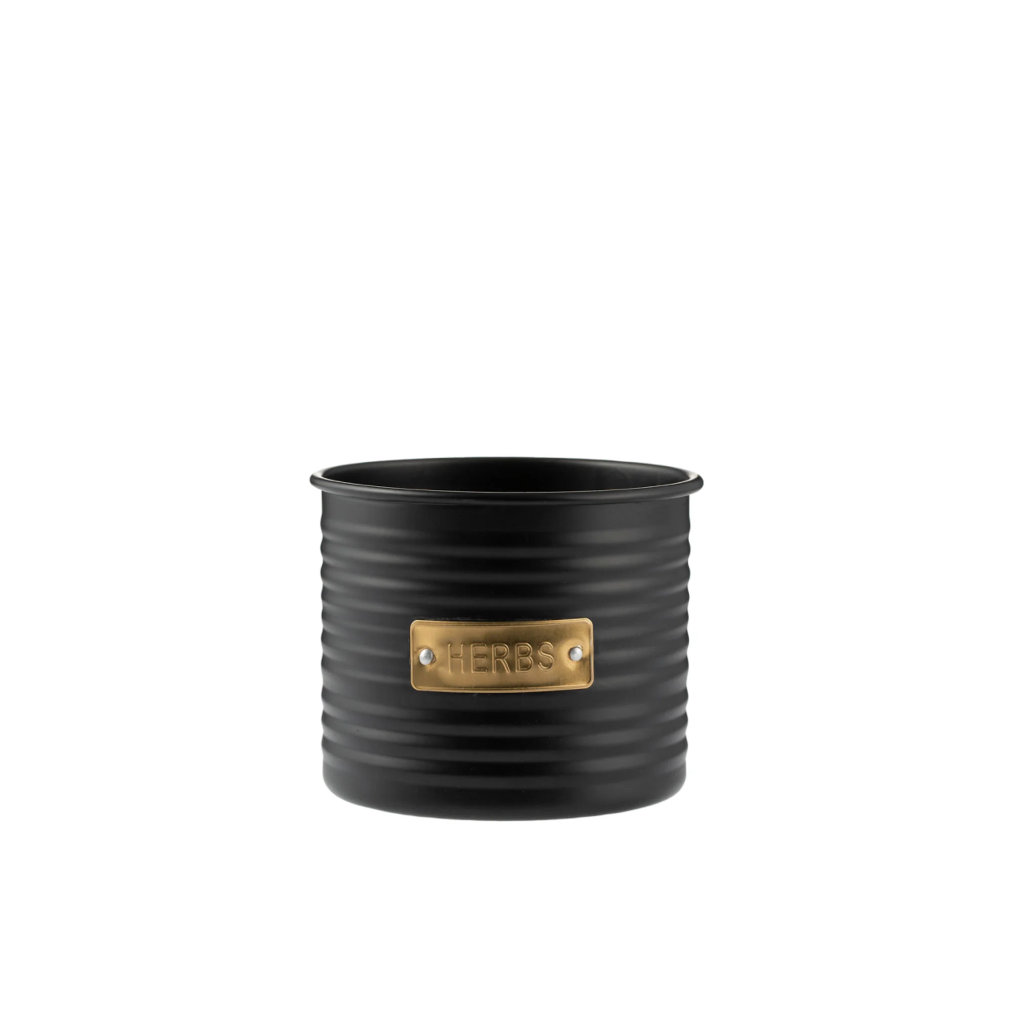 Typhoon Otto Herb Planter 10cm Black Image 1