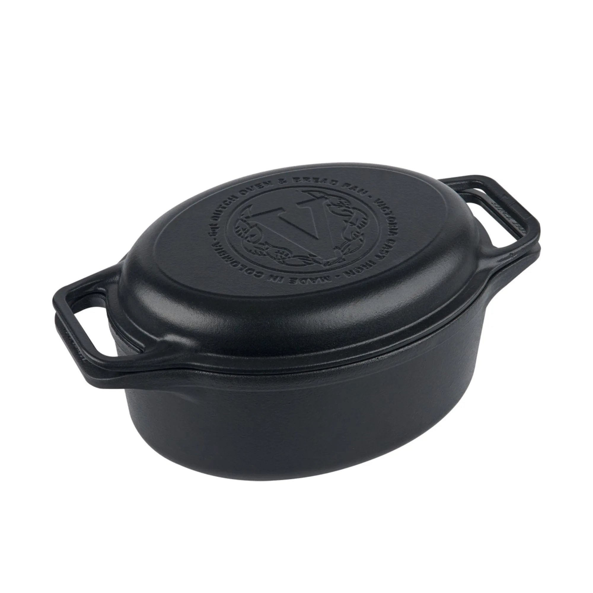 Victoria Enameled Bread Pan and Dutch Oven 5 7L Image 1