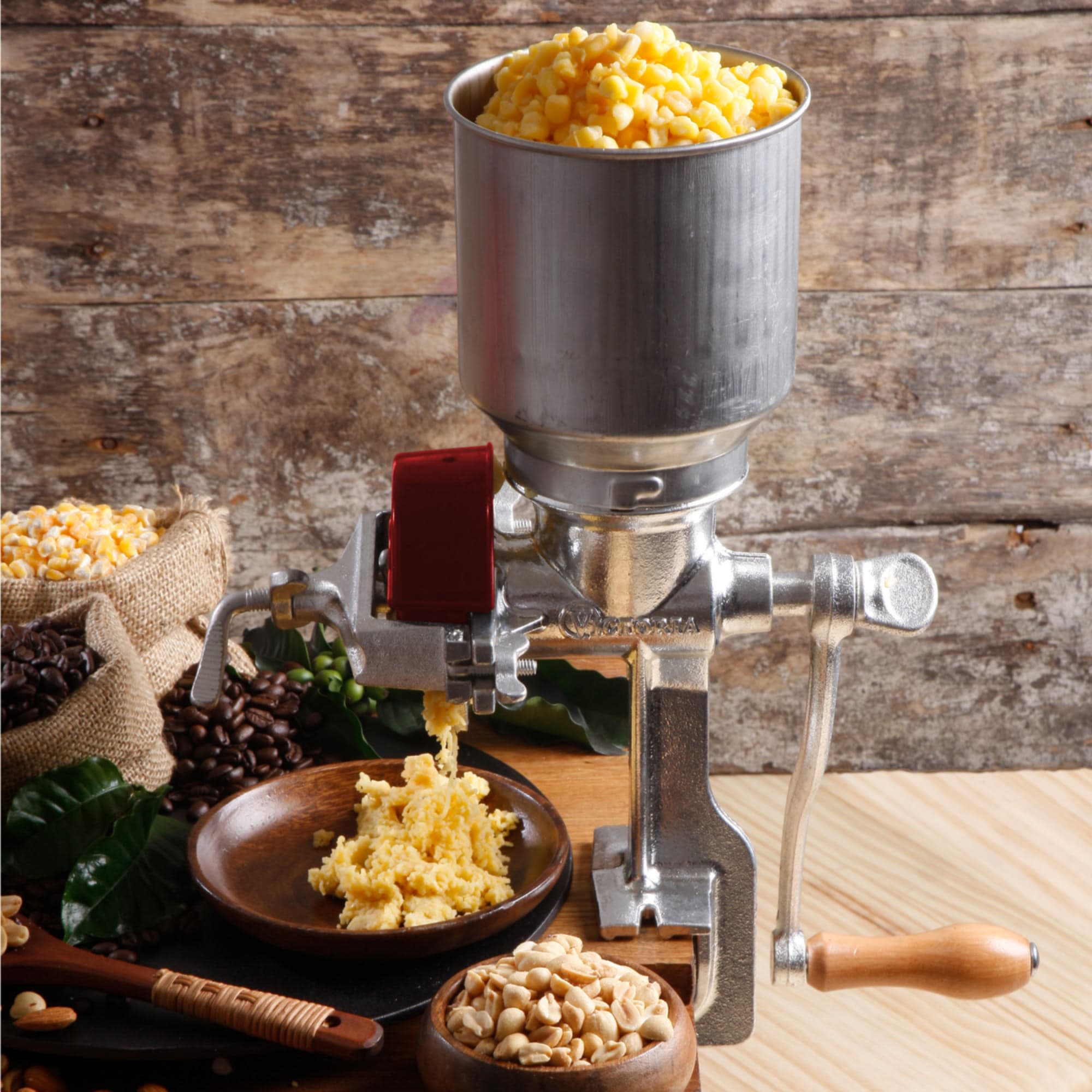 Victoria Cast Iron Manual Grain & Corn Mill - Thumbnail 5