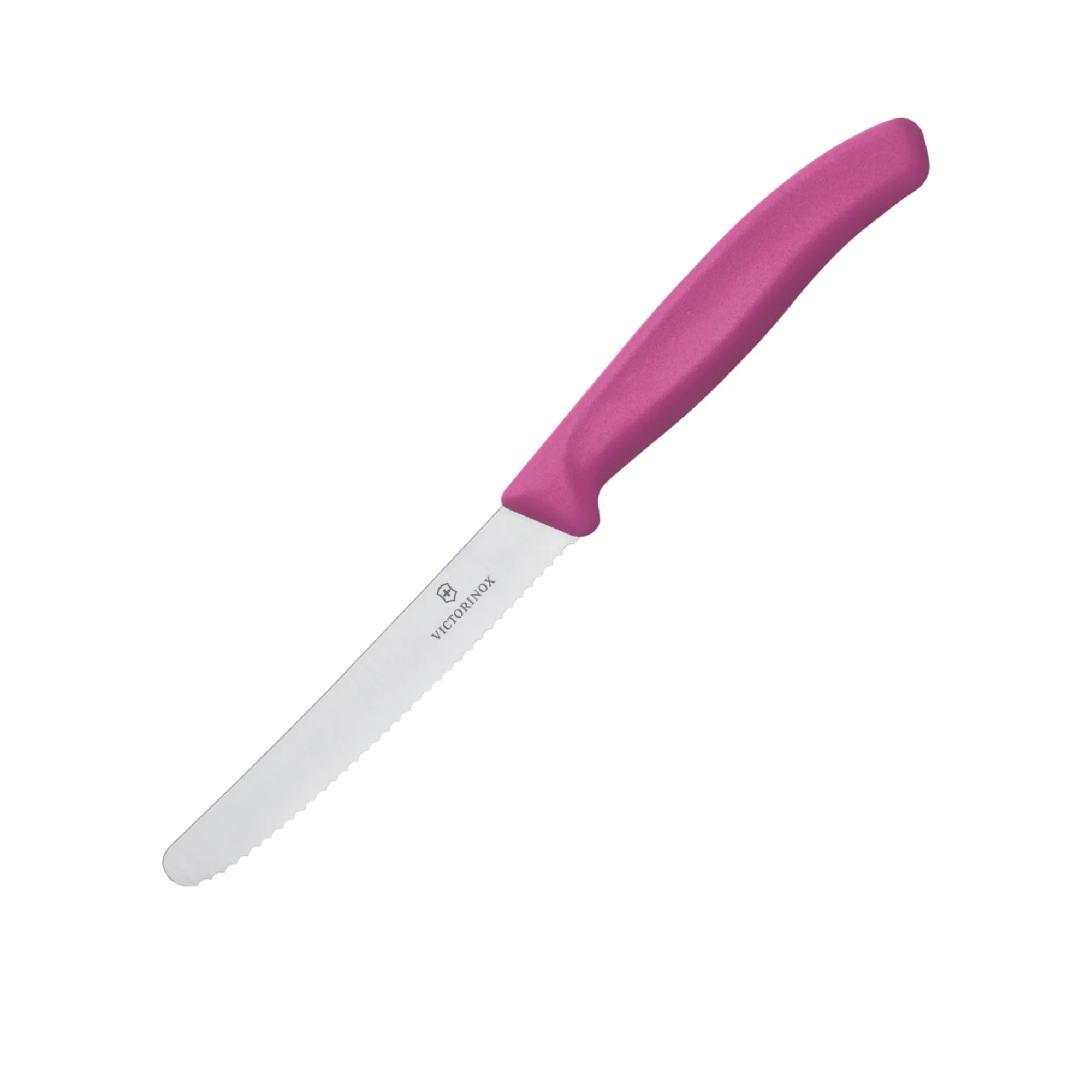 Victorinox Serrated Tomato & Sausage Knife 11cm Pink Image 1