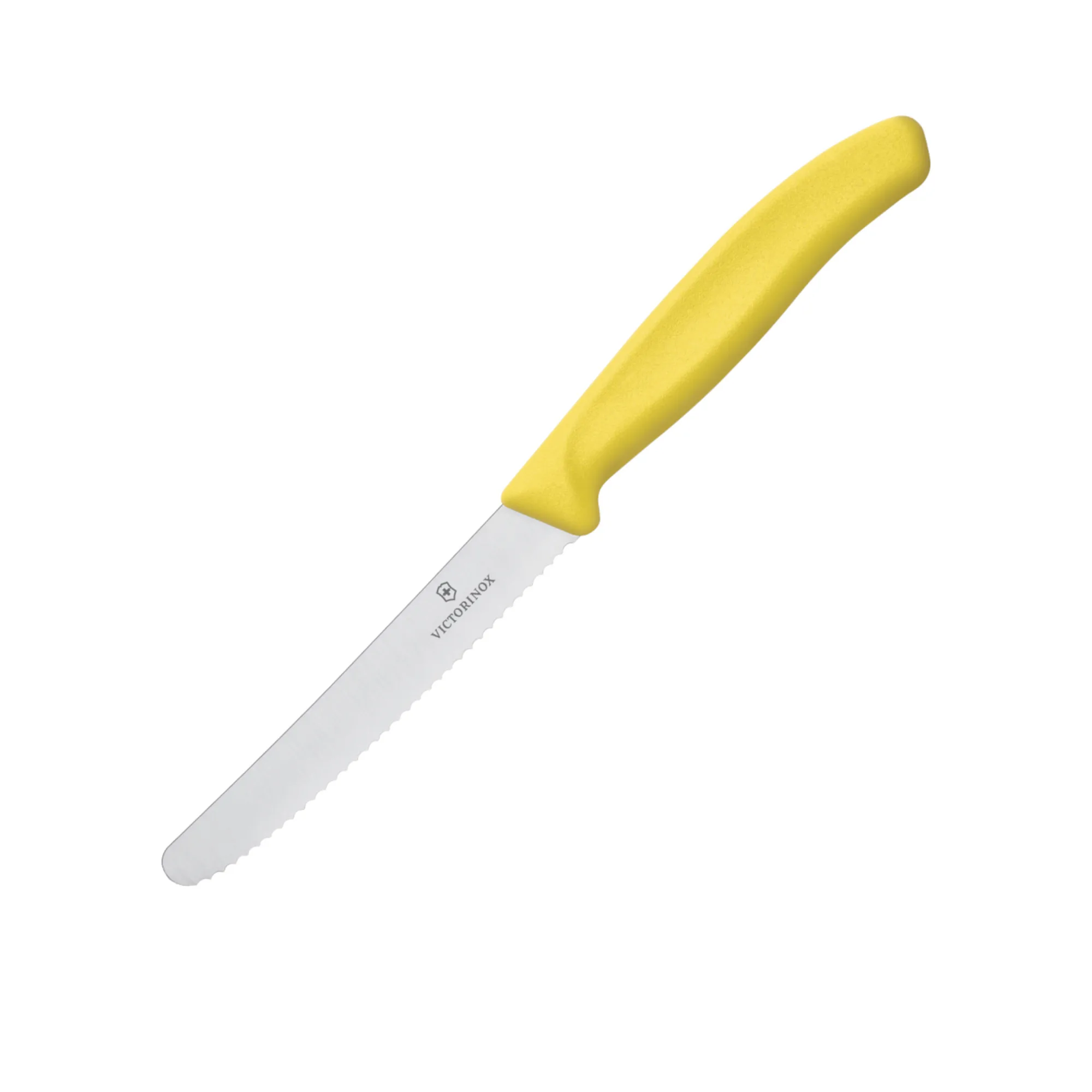Victorinox Serrated Tomato & Sausage Knife 11cm Yellow Image 1