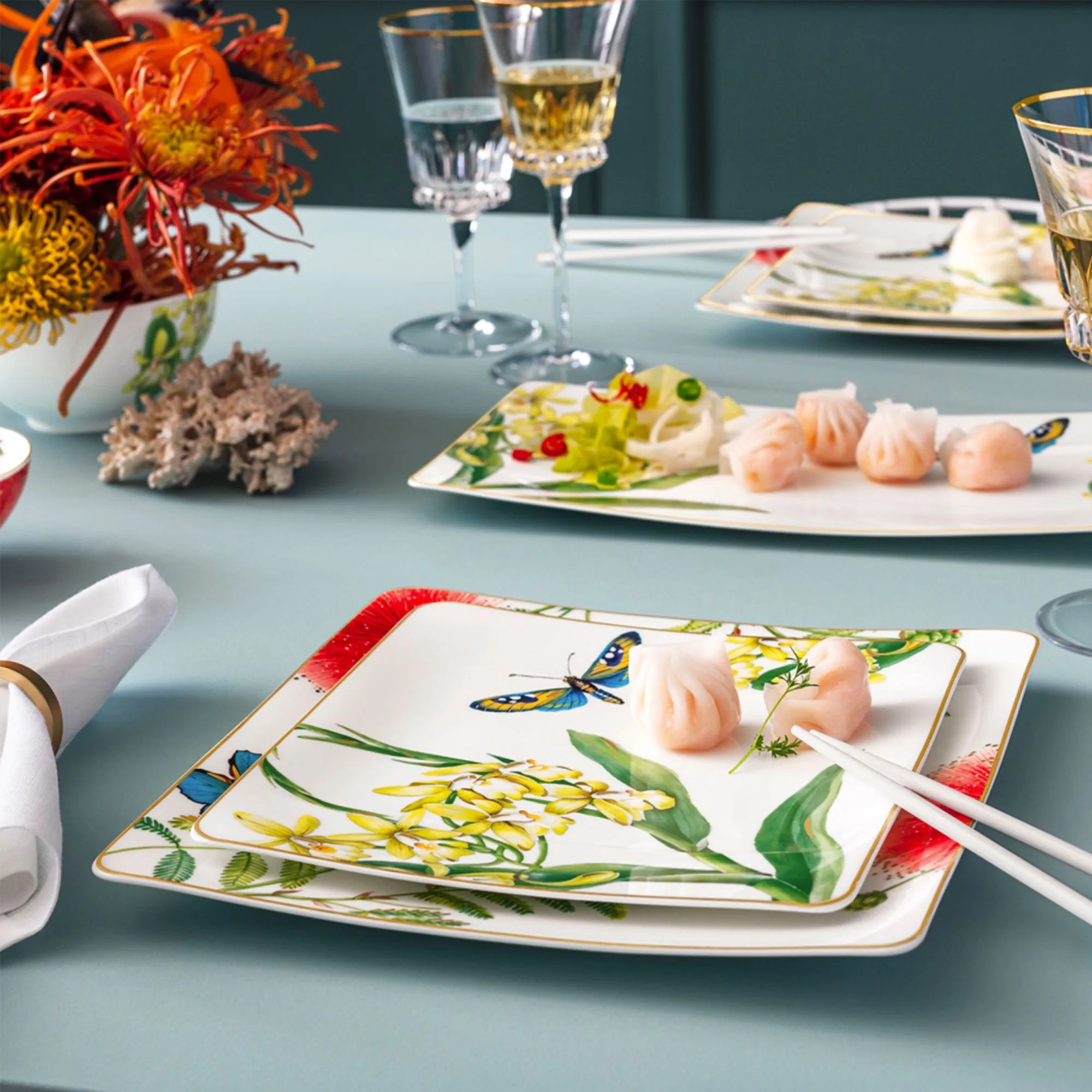 Villeroy & Boch Amazonia Square Breakfast Plate 23cm Image 2