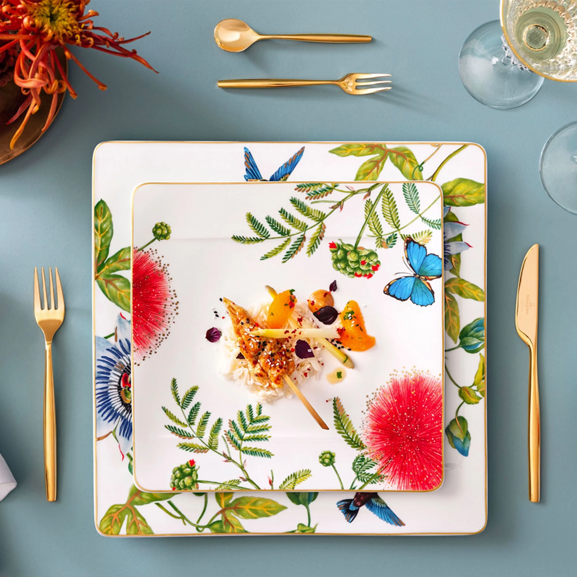 Villeroy & Boch Amazonia Square Dinner Plate 27cm Image 2