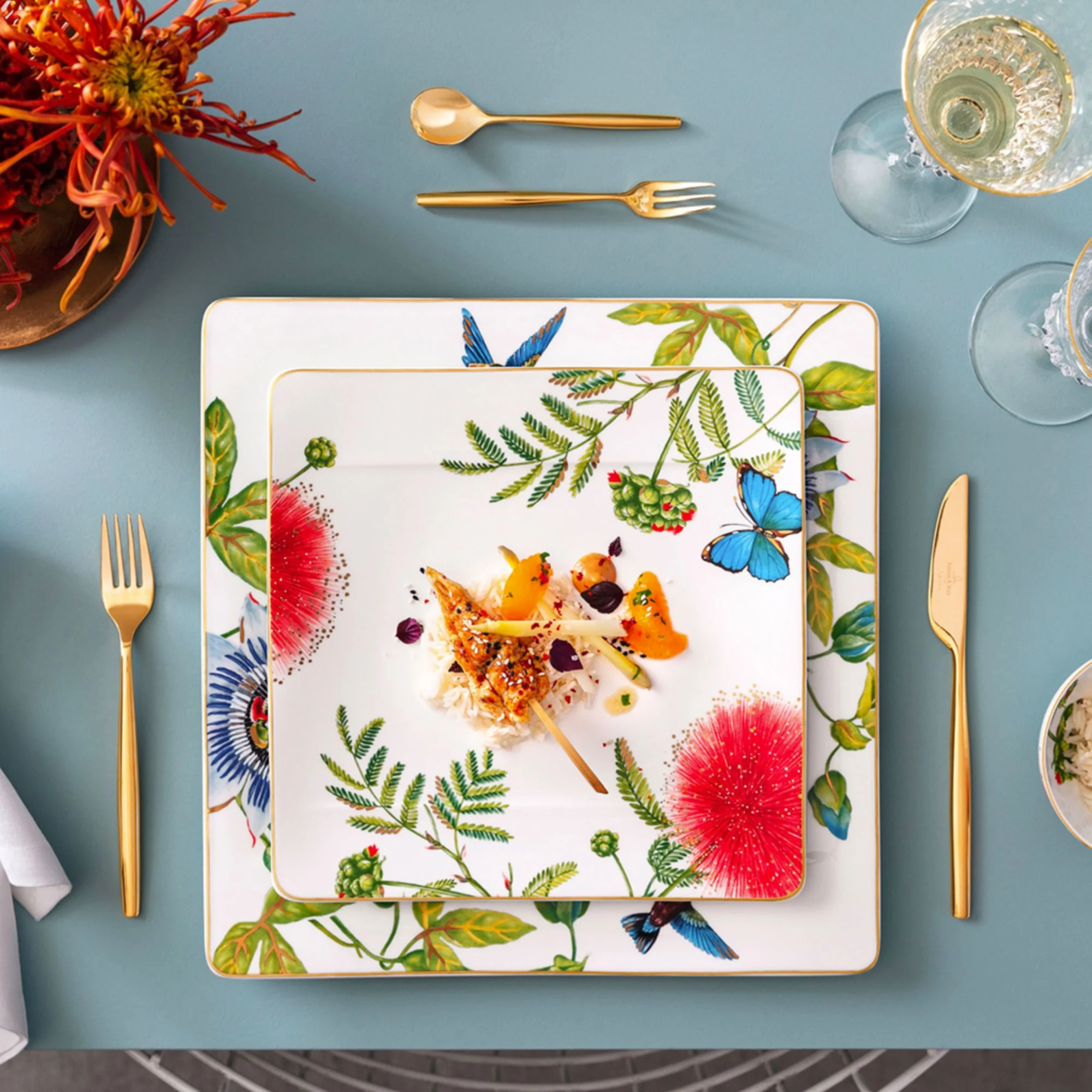 Villeroy & Boch Amazonia Square Gourmet Plate 35cm Image 2