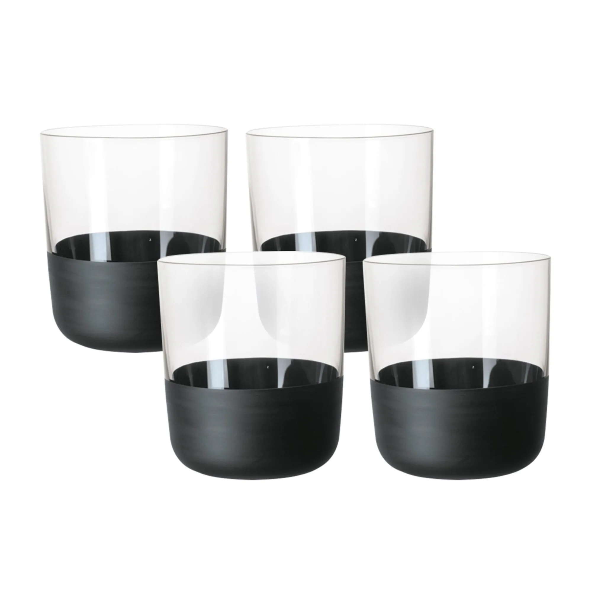 Villeroy & Boch Manufacture Rock Old Fashioned Tumbler 250ml Set of 4 Image 1