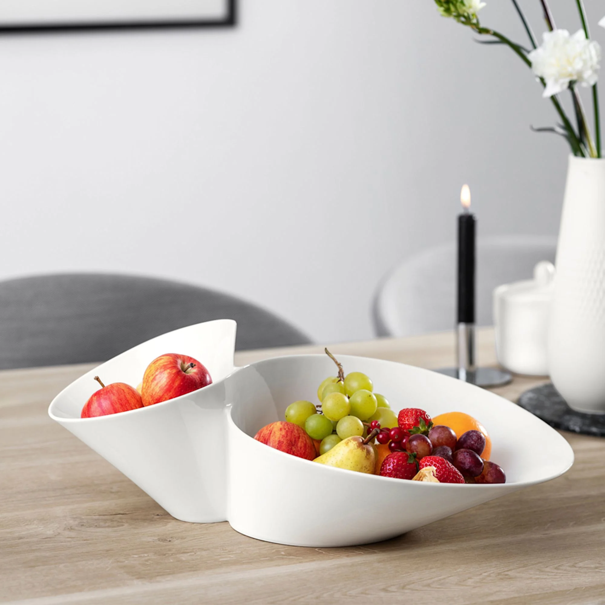 Villeroy & Boch NewWave Eye Catcher Double Bowl 50.5cm Image 3
