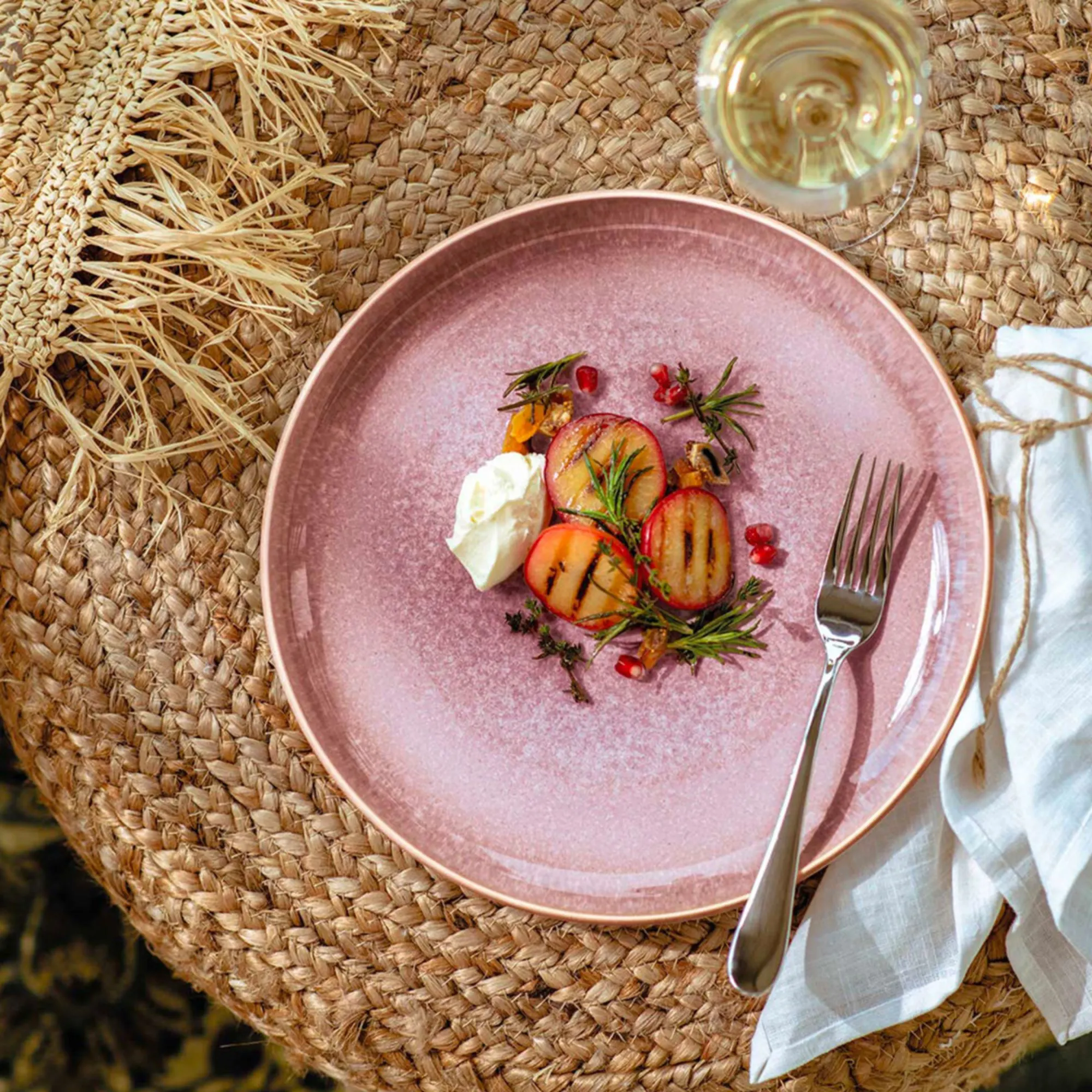 Villeroy & Boch Perlemor Coral Dinner Plate Set of 6 Image 3