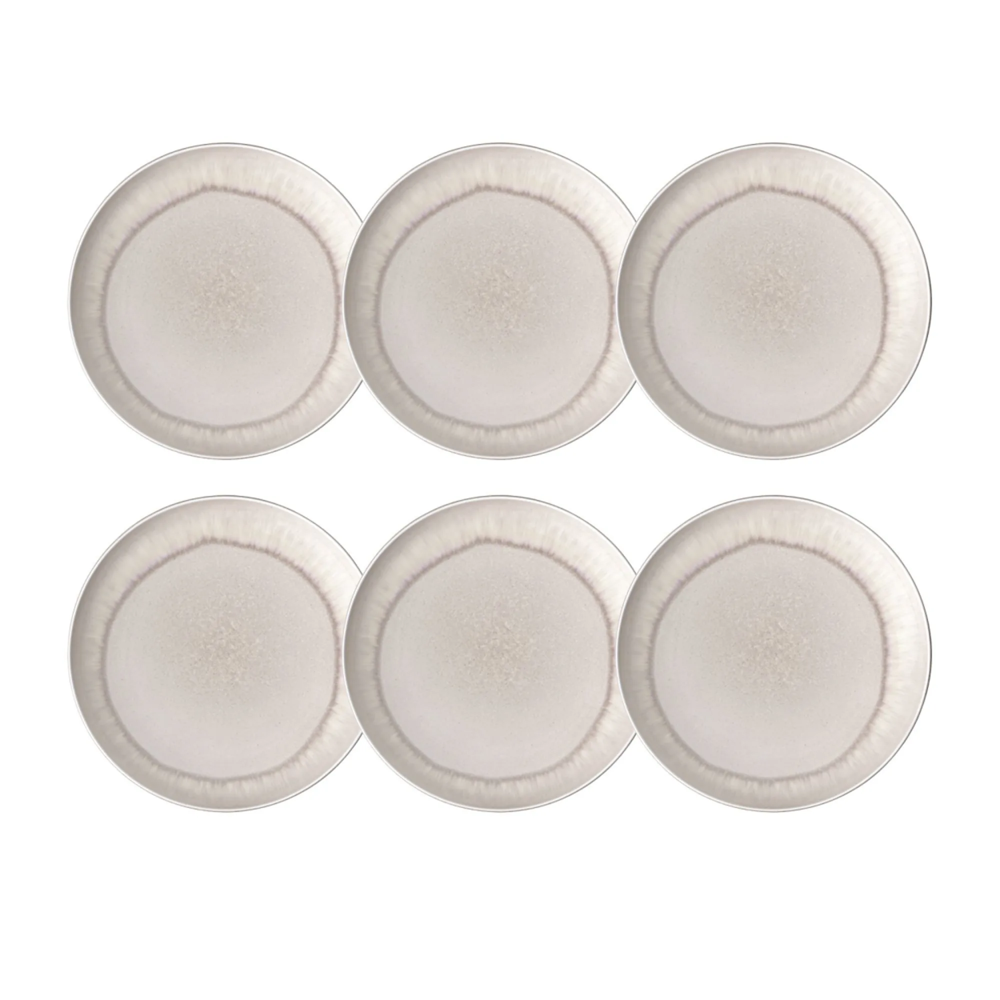 Villeroy & Boch Perlemor Sand Salad Plate Set of 6 Image 1
