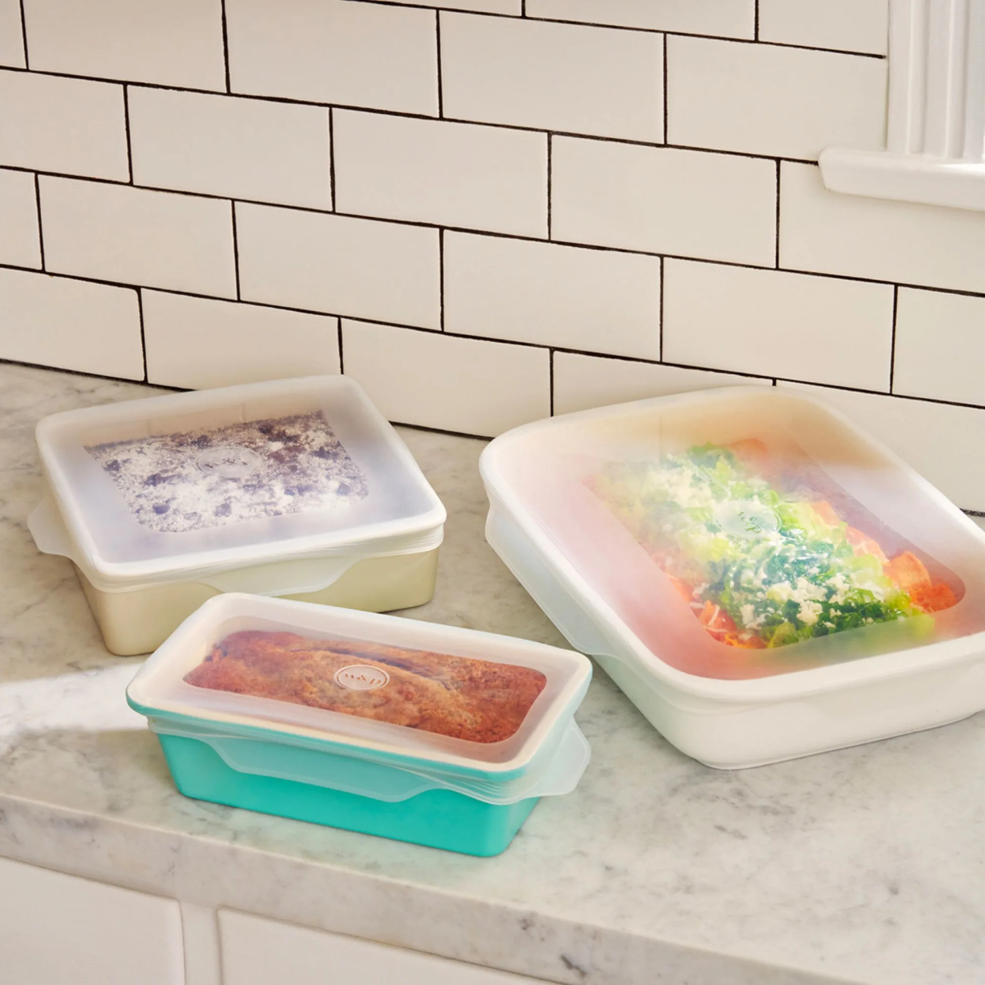 W&P Baking Stretch Lid Set of 6 Image 2