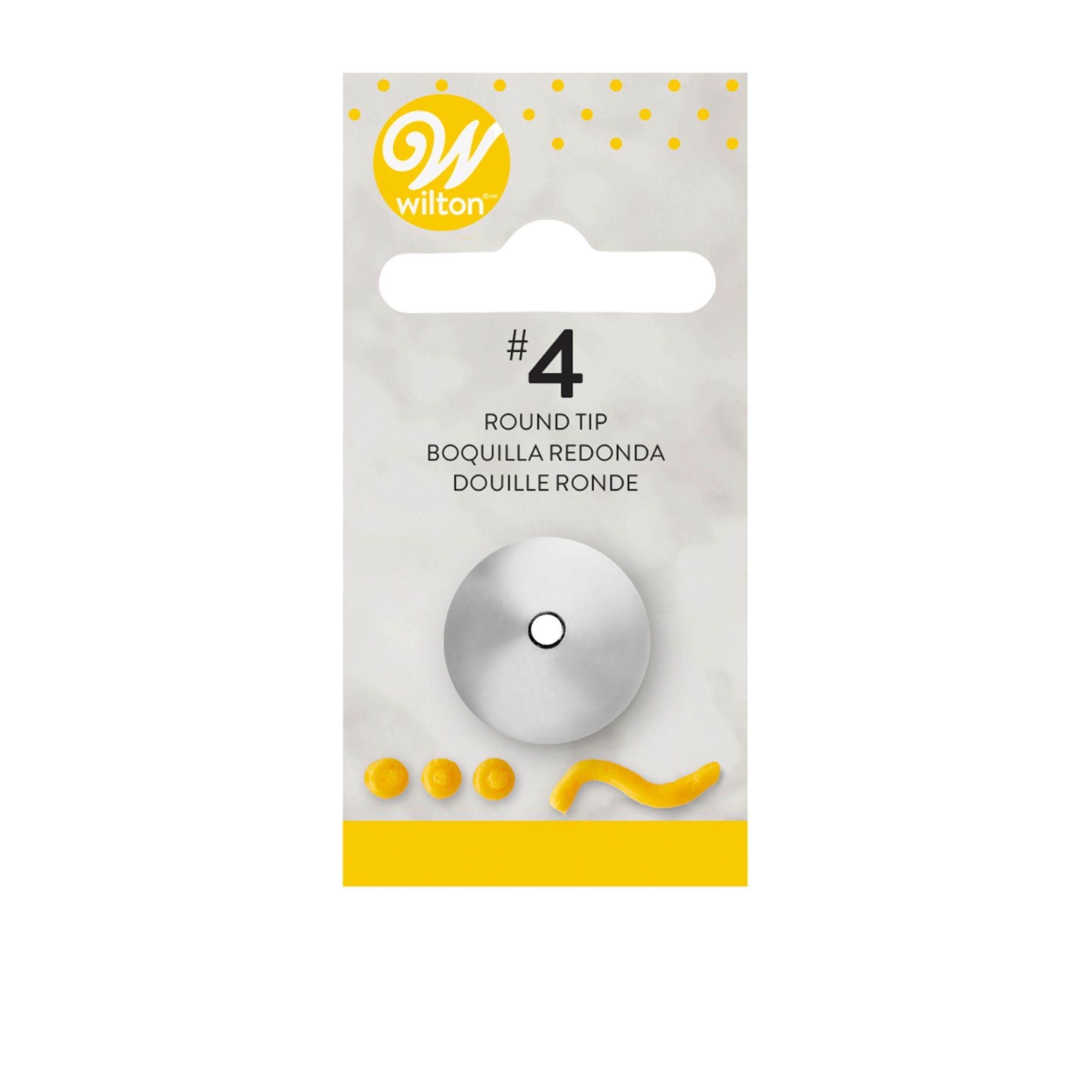 Wilton Round Decorating Tip #4 Image 2