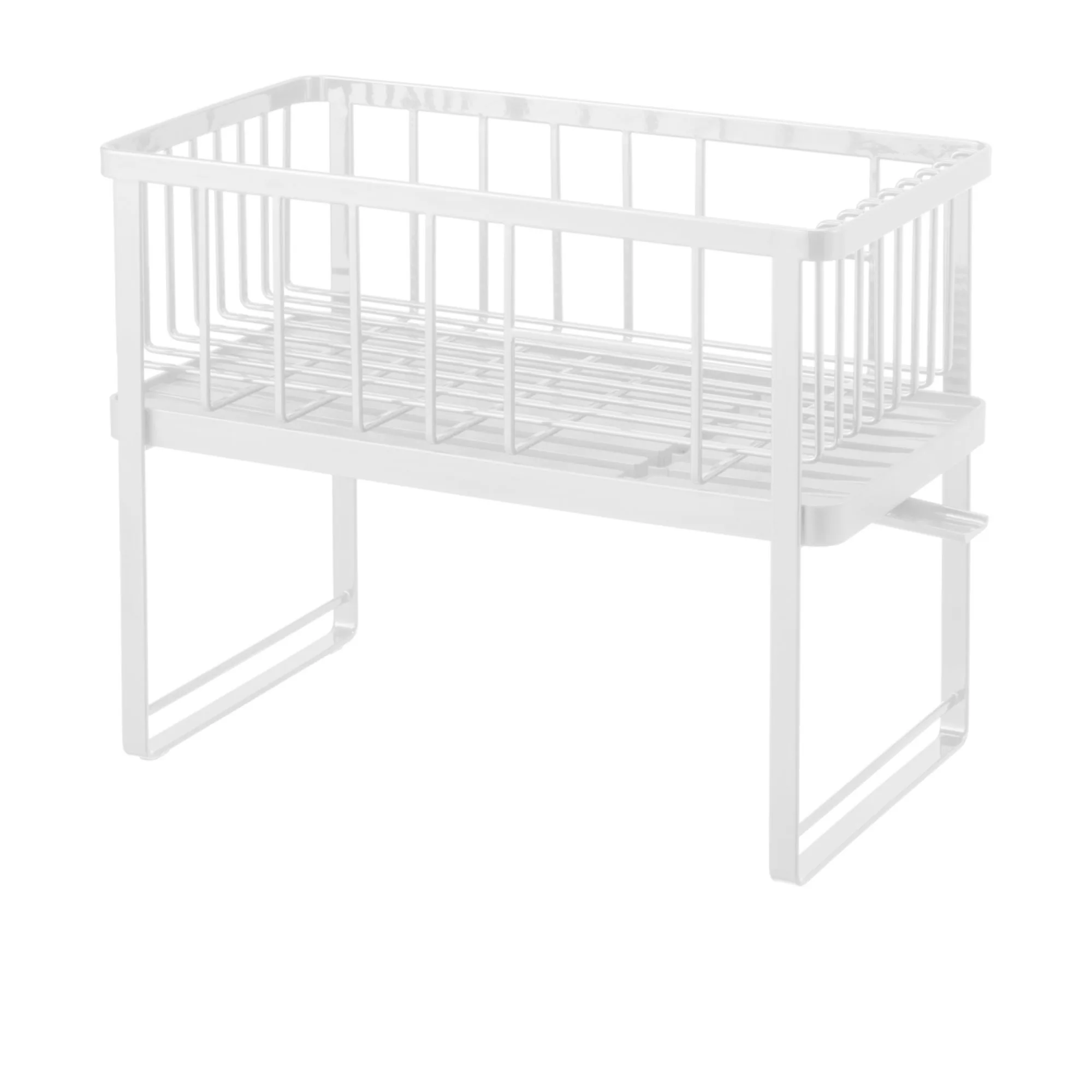 Yamazaki Tower 2 Tier Dish Drainer Rack Image 1