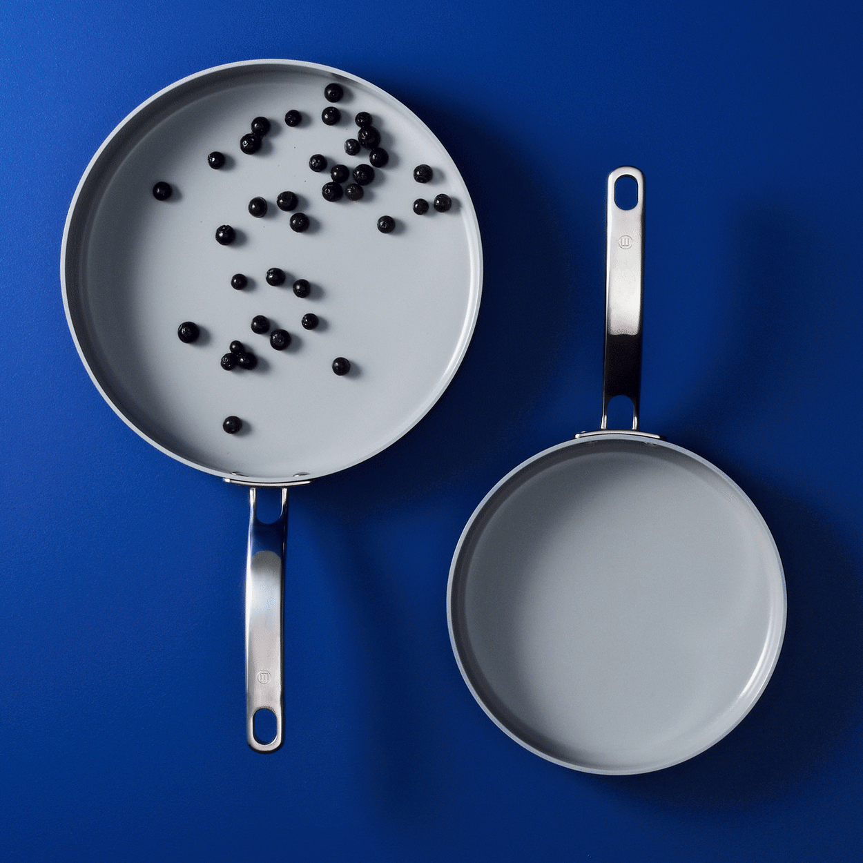 Wolstead Mineral 2pc Non Stick Frypan Set 24cm & 30cm Navy Image 6