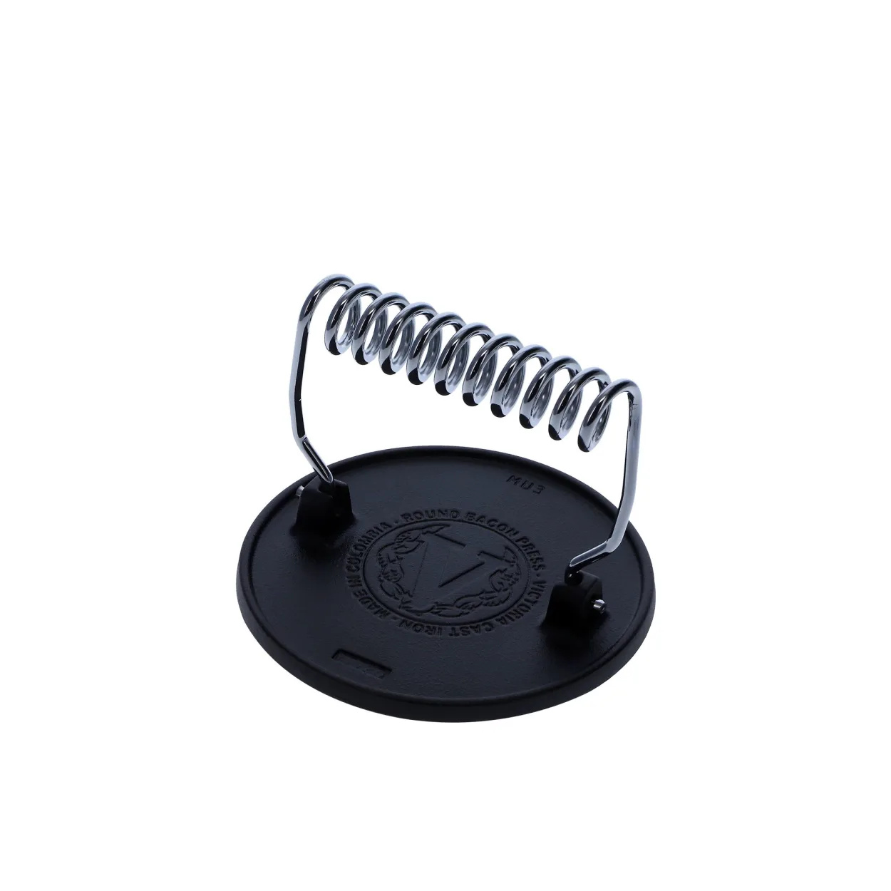 Victoria Enameled Round Burger and Meat Press 16.5cm Image 1