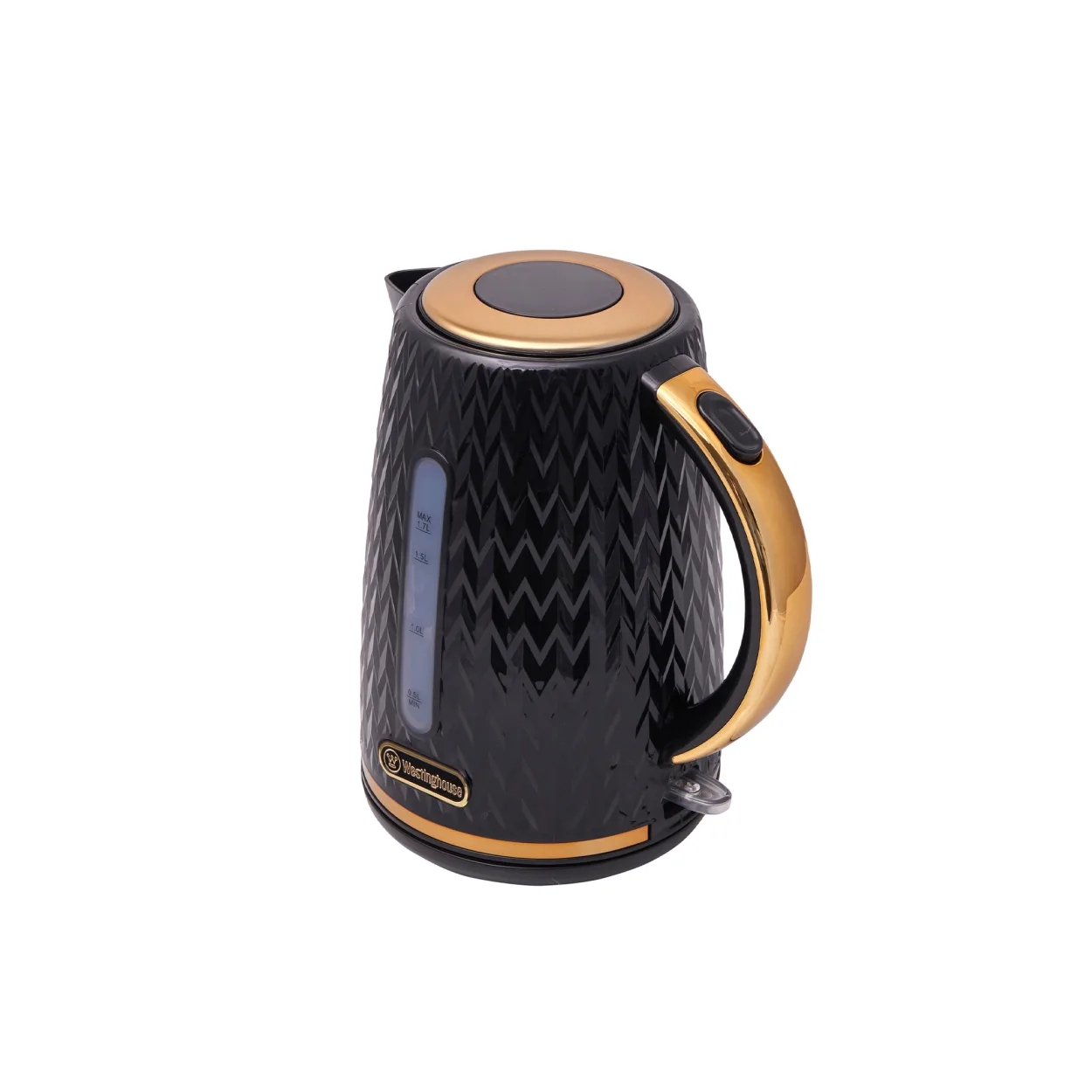 Westinghouse Kettle and Toaster Pack Black - Zigzag Pattern Image 3