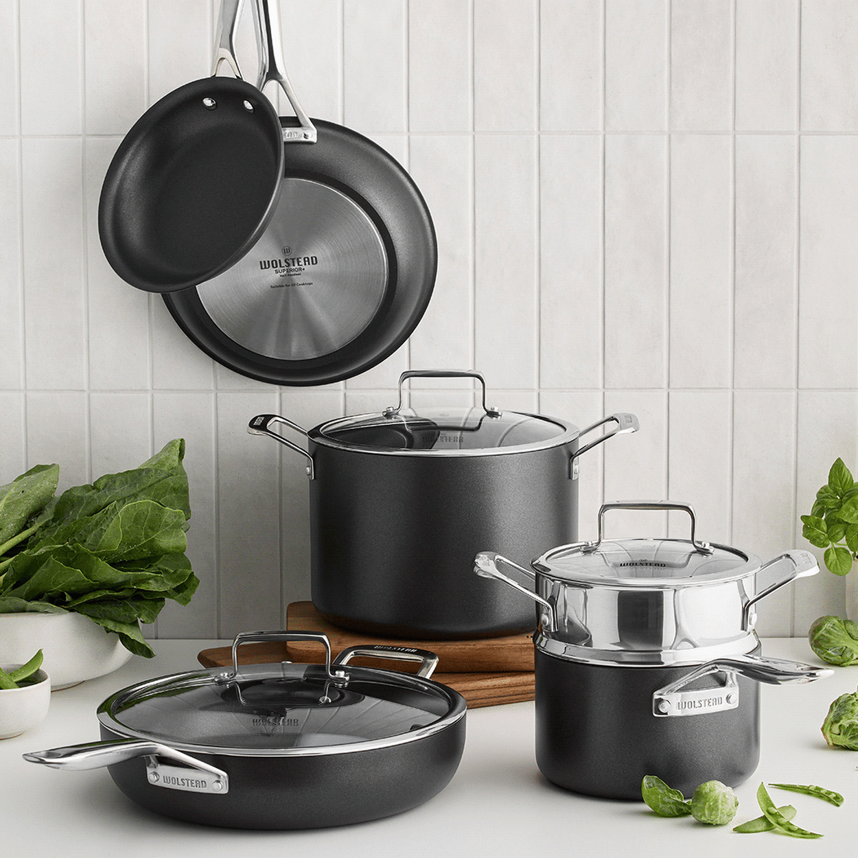 Wolstead Superior+ 6pc Non Stick Induction Cookware Set Image 7