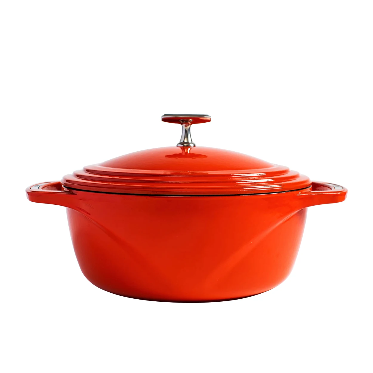 Lodge Enamel Cast Iron Cherry On Top Dutch Oven 34cm - 5.6L Red 1
