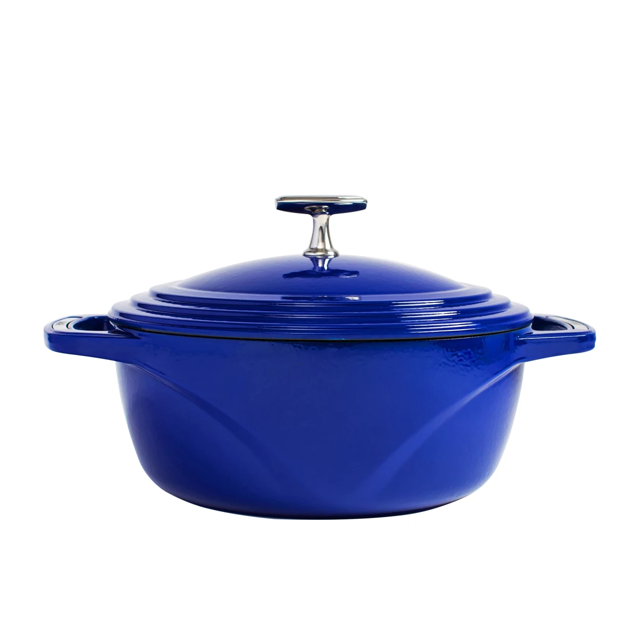 Lodge Enamel Cast Iron Smooth Sailing Dutch Oven 31cm - 4.25L Blue 1