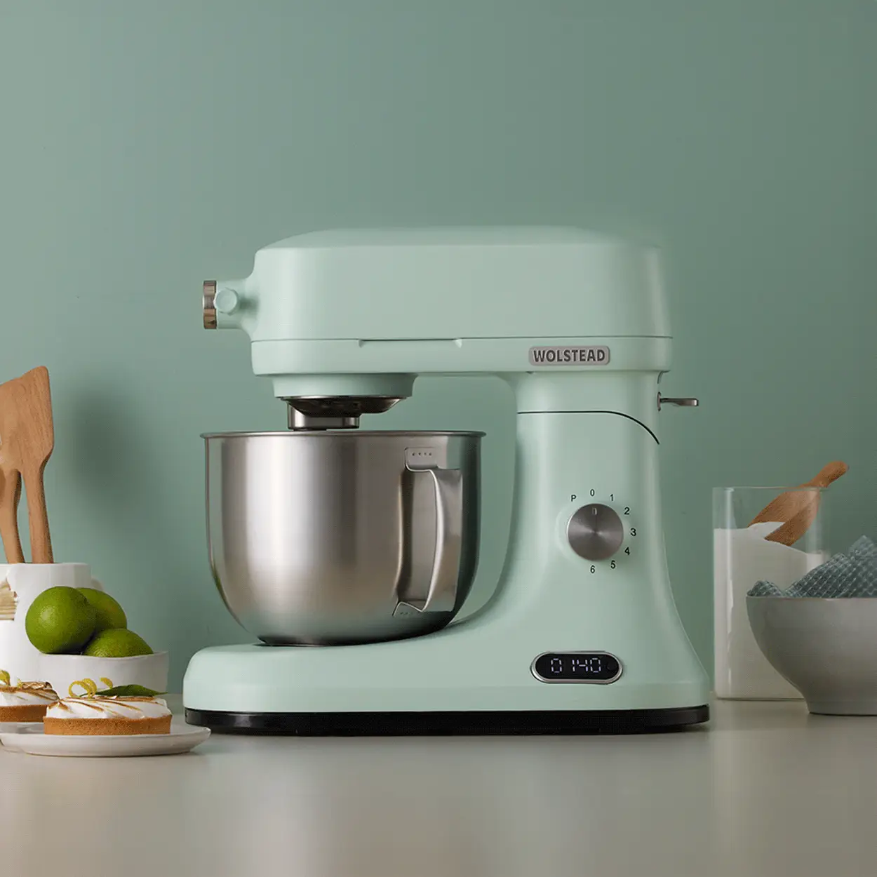 Wolstead Palette Stand Mixer Mist Green2