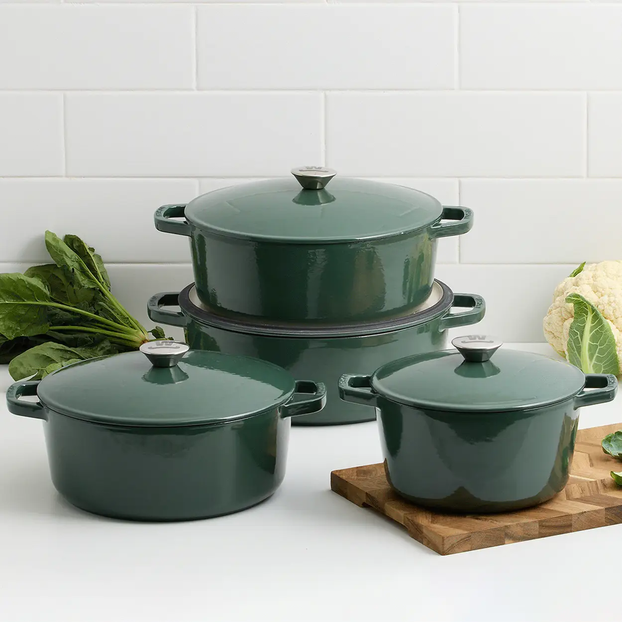 Wolstead Endure+ Enamel Cast Iron Shallow Casserole 30cm - 3.5L Hunter Image 6