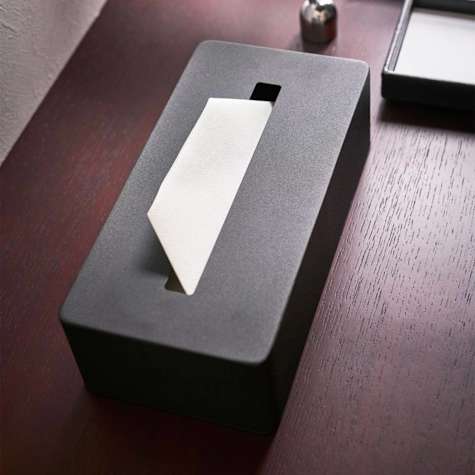 Yamazaki Rin Toilet Paper-tissue Dispenser In Black