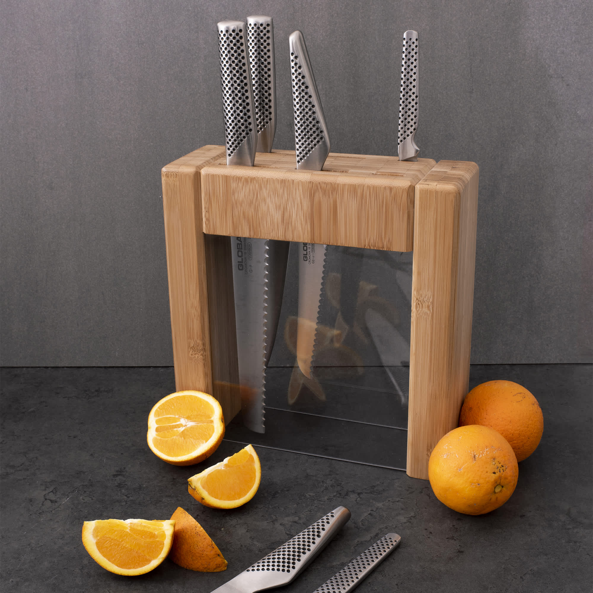 Global 7-piece Ikasu Knife Block Set - Thumbnail 2