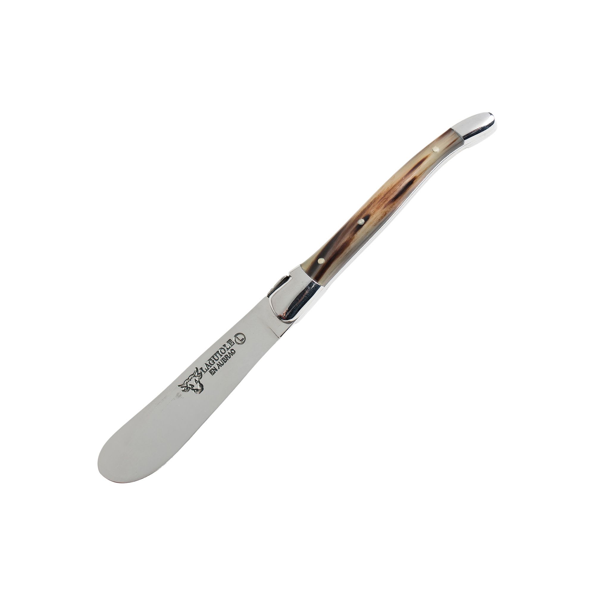 Laguiole En Aubrac Butter Knife Solid Horn | Kitchen Warehouse