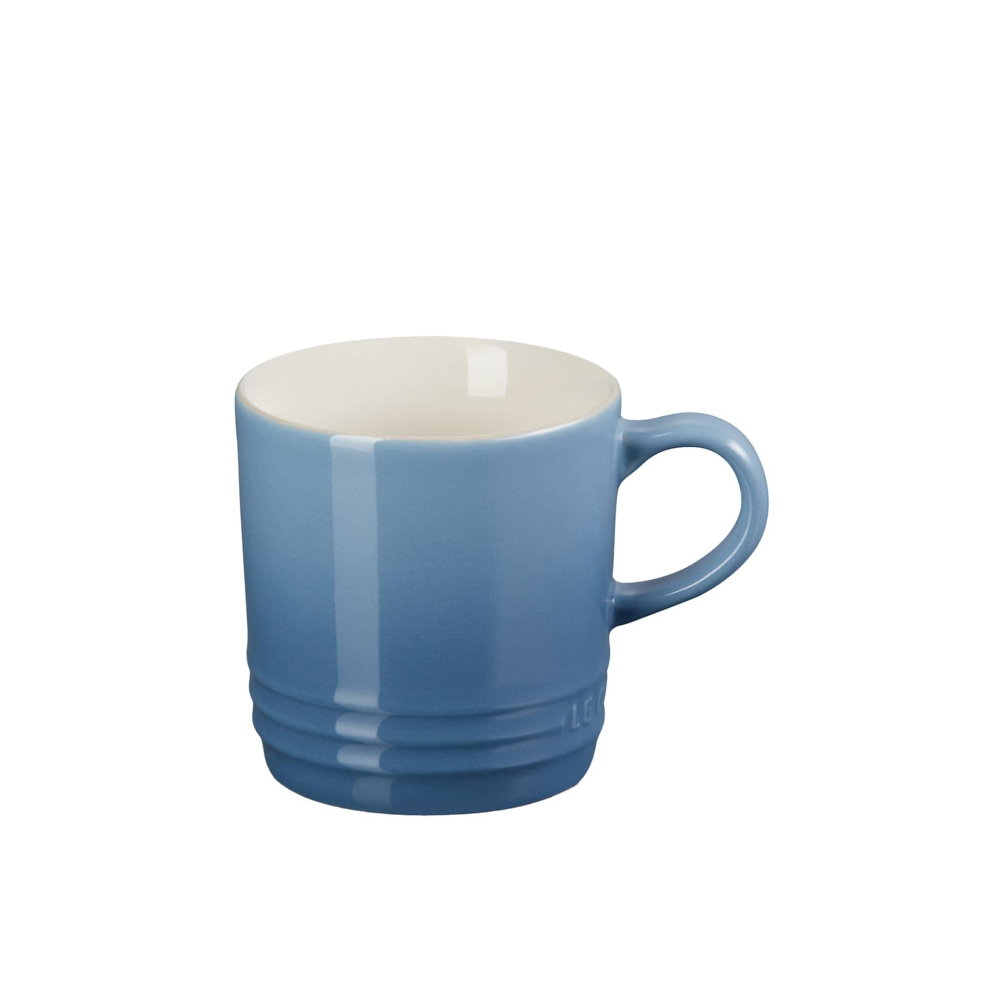 Le Creuset Stoneware Cappuccino Mug 200mL Coastal Blue | Kitchen  display picture 1